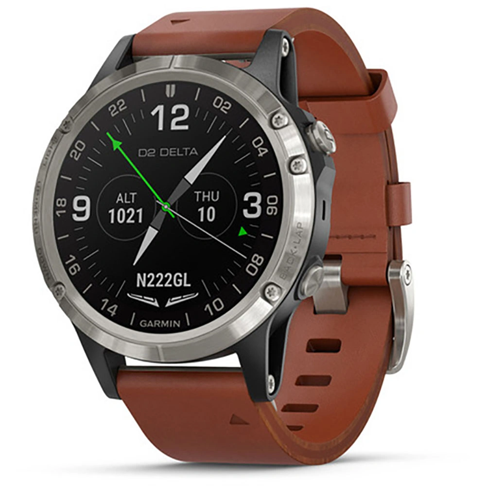 Часы Garmin D2 Delta для пилотов кожаный ремешок
