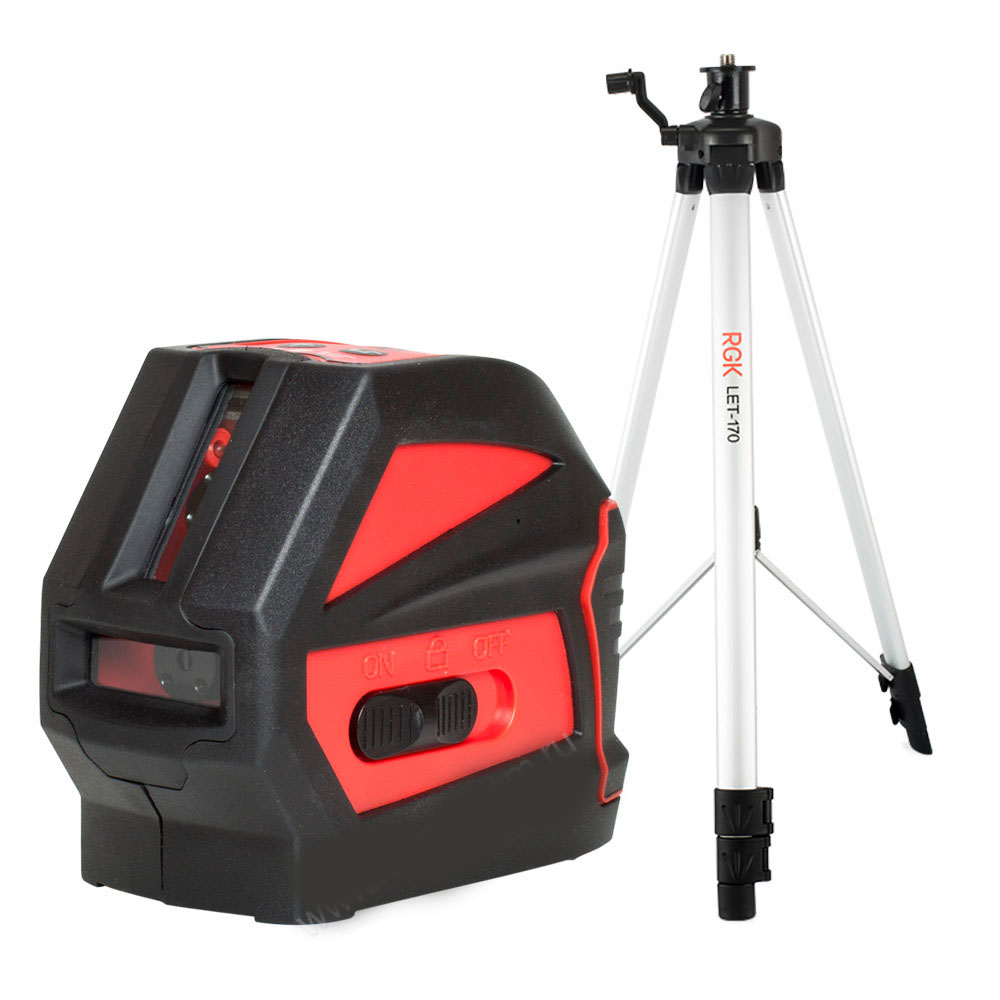 Лазерный уровень RGK PR-110 + штатив RGK LET-170
