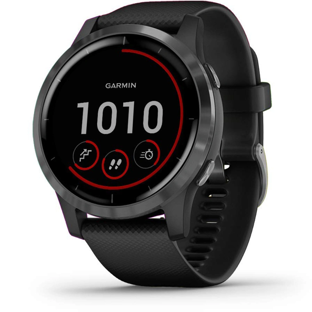 Часы Garmin Vivoactive 4 черные с серым безелем
